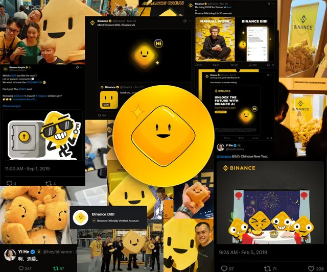 Bibi origin story collage